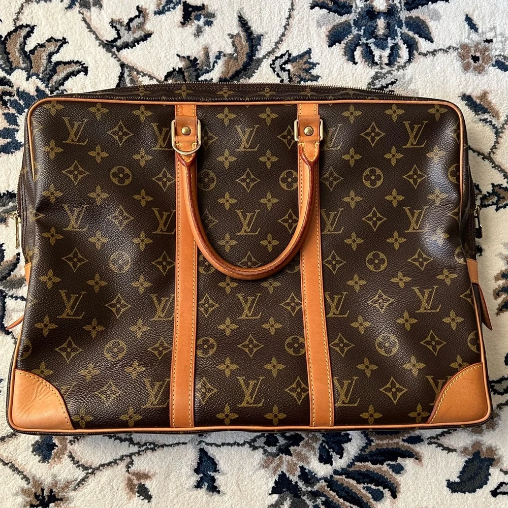 Authentic Louis Vuitton Vintage Porte Documents Voyage
